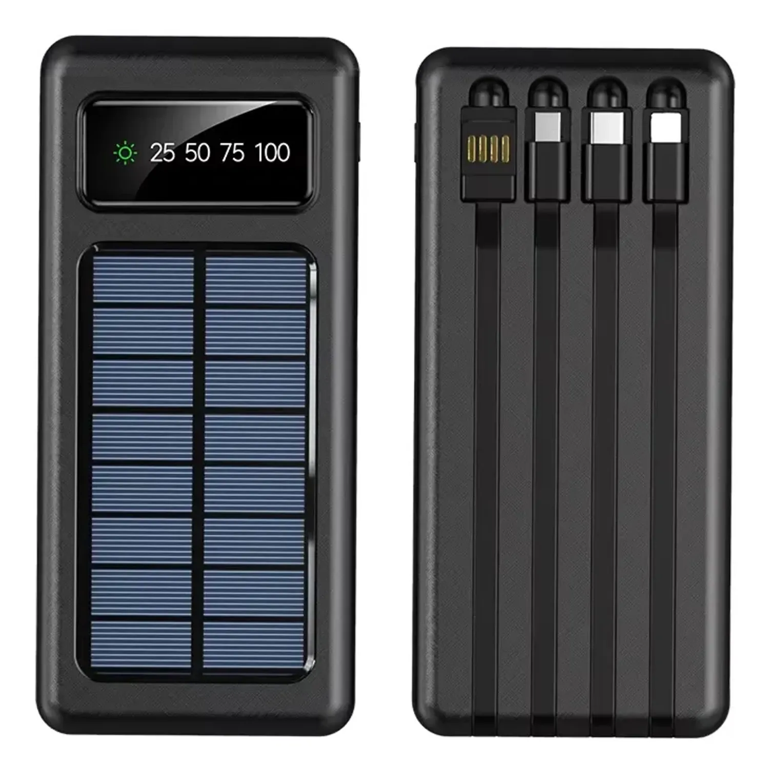 Bateria portatil solar power bank de 45,000 mAh - Multiples salidas. miniatura 3