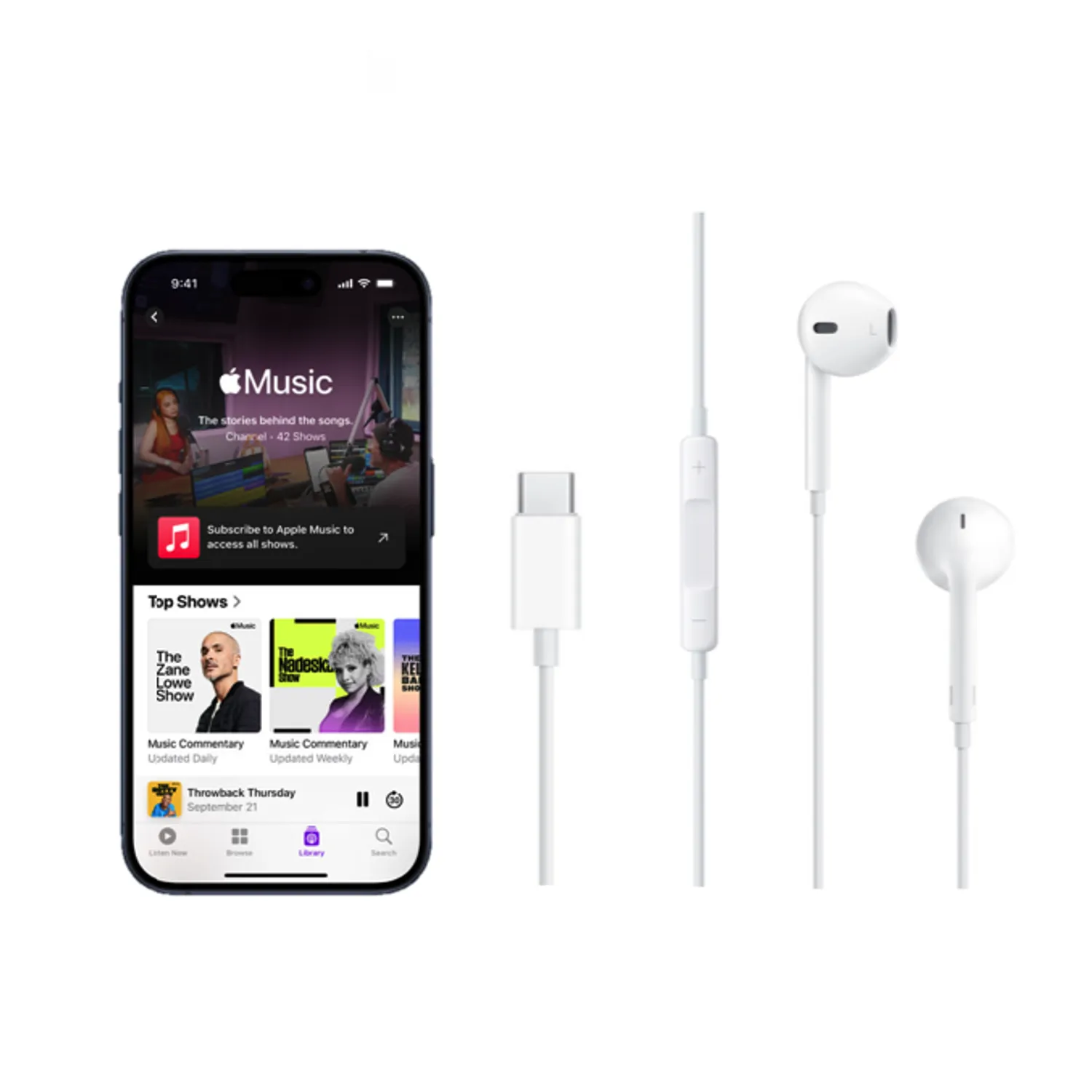 Audífonos Earphones USB-C en Lima - vista trasera