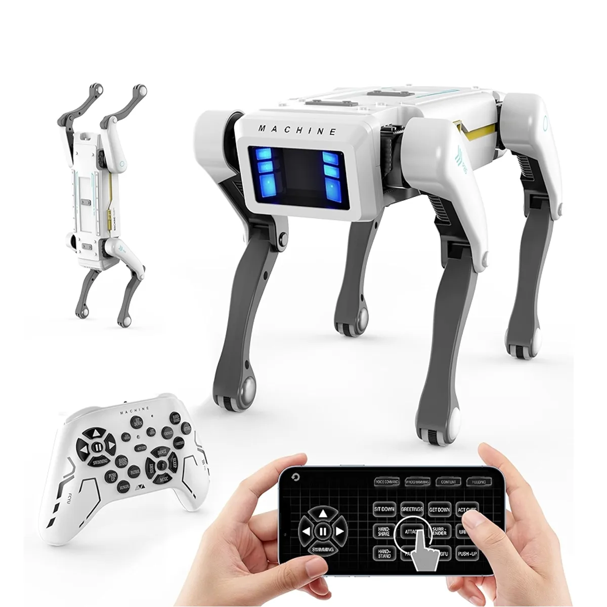 Perro robot Inteligente con múltiples acciones miniatura 5